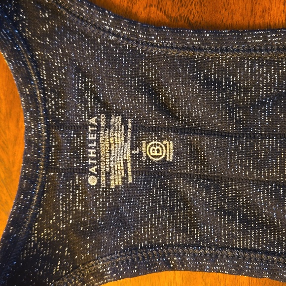 Athleta Speedlight Glow Black Tank Size Large - Picture 4 of 6